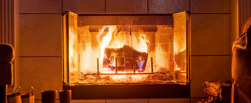 Mendota Hearth Landscape Fireplace Installation in Seguin, Texas