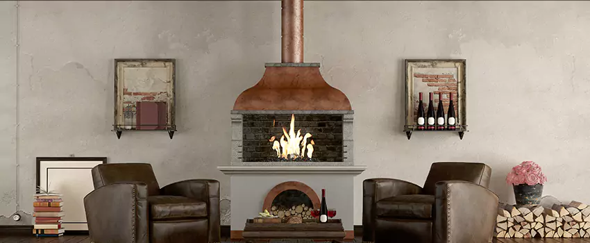 Thelin Hearth Products Providence Pellet Insert Fireplace Installation in Seguin, TX