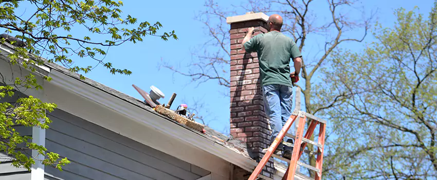 Vinyl and PVC Chimney Flashing Installation in Seguin, TX