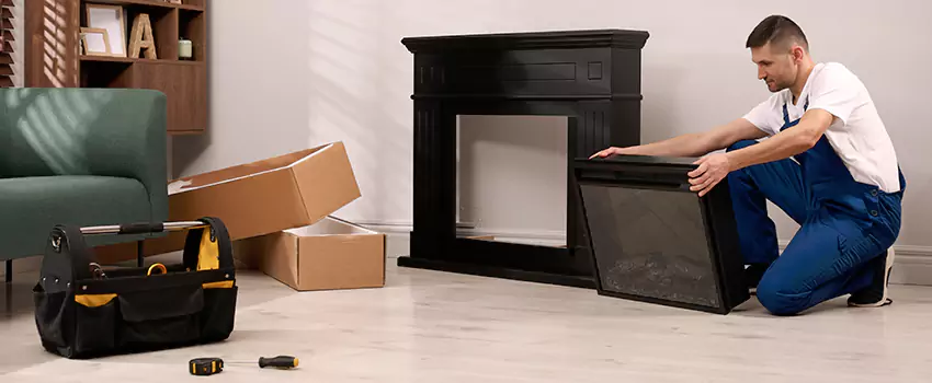 Old Rusted Metal Fireplace Repair And Replacement in Seguin, TX